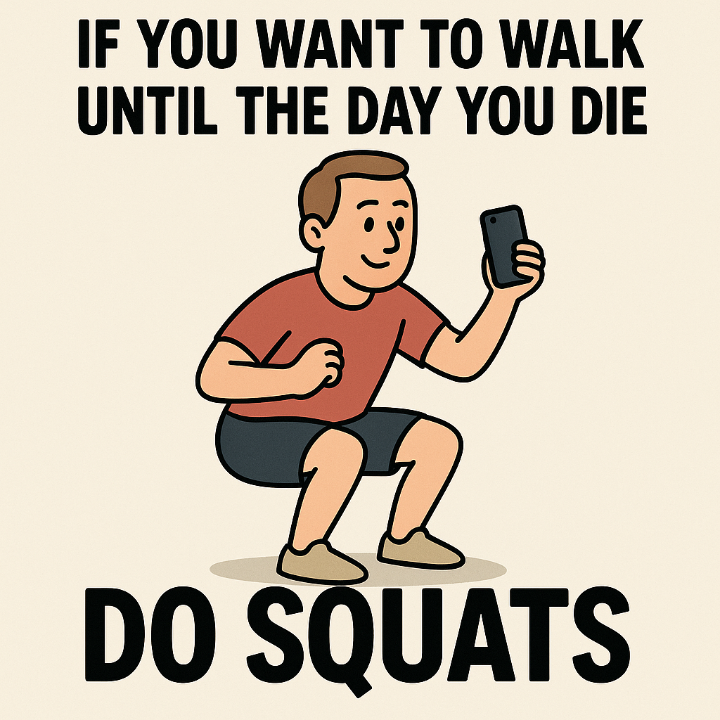 If You Want to Walk Until the Day You Die, Do Squats