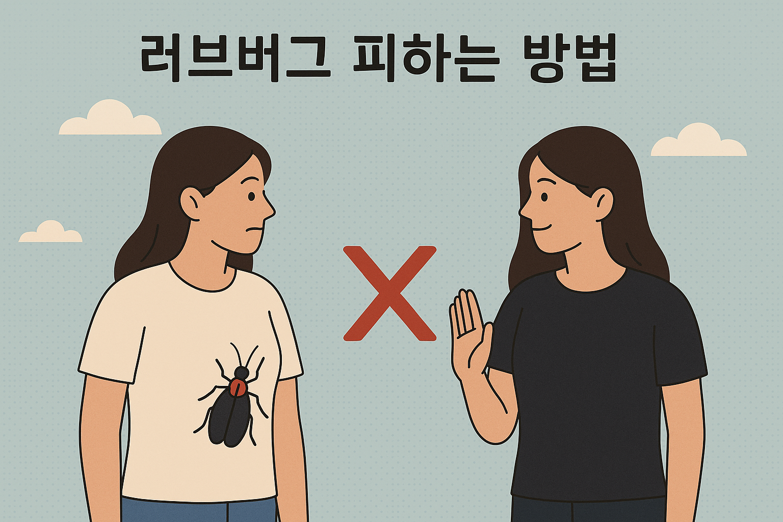 러브버그 피하는 법