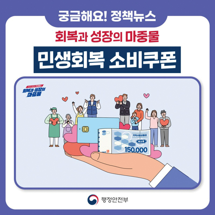 민생회복 소비쿠폰 완벽 가이드: 사용처, 사용방법, 기간 총정리